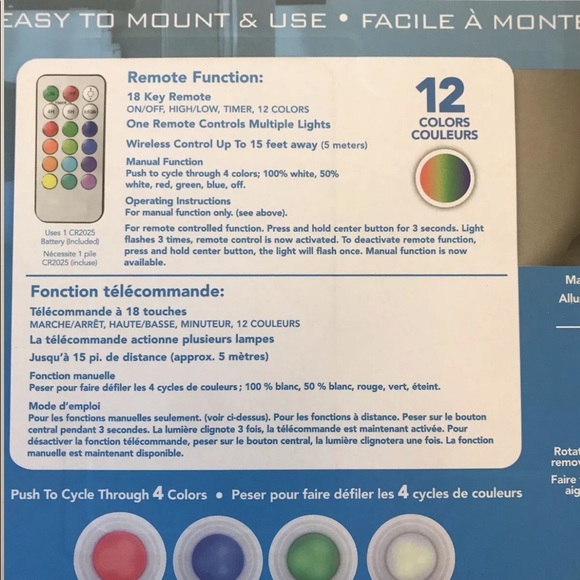 Electra Wireless  Color Changing Led Light - Picture 8 of 8